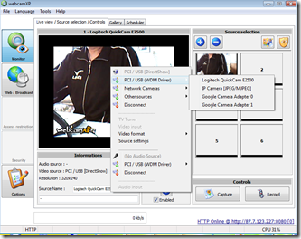WebcamXP per creare un sistema di sorveglianza con la nostra webcam. - IpCeI